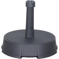 Betonständer 20 kg rund, anthrazit Kunststoffrohr 19-38 mm, mit Handmulden