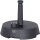 Betonständer 20 kg rund, anthrazit Kunststoffrohr 19-38 mm, mit Handmulden