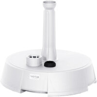 Betonständer 20 kg rund, weiß Kunststoffrohr 19-38 mm, mit Handmulden