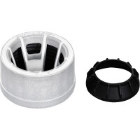 Betonständer 20 kg rund, weiß Kunststoffrohr 19-38 mm, mit Handmulden