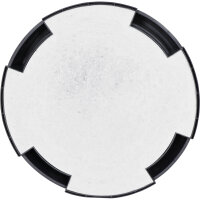 Betonständer 20 kg rund, weiß Kunststoffrohr 19-38 mm, mit Handmulden