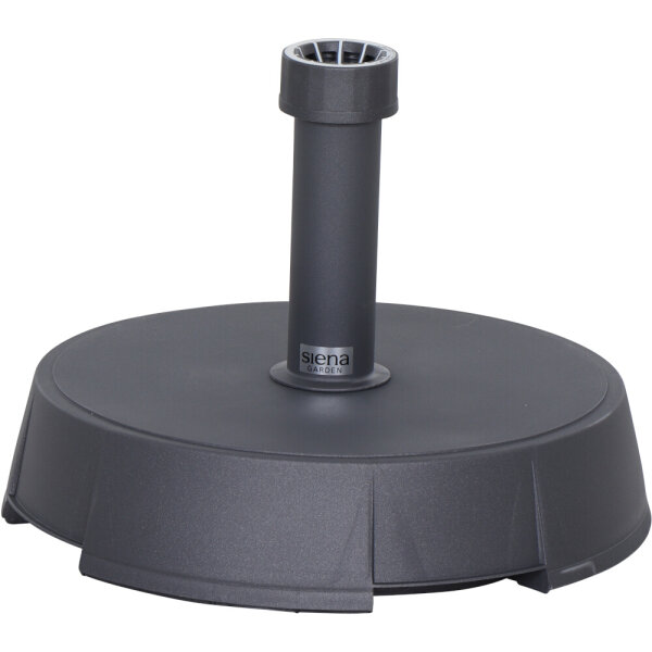 Betonständer 30 kg rund, anthrazit Kunststoffrohr 21-54 mm, mit Handmulden