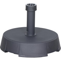 Betonständer 30 kg rund, anthrazit Kunststoffrohr 21-54 mm, mit Handmulden