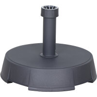 Betonständer 30 kg rund, anthrazit Kunststoffrohr 21-54 mm, mit Handmulden