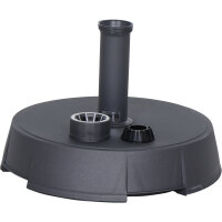 Betonständer 30 kg rund, anthrazit Kunststoffrohr 21-54 mm, mit Handmulden