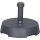 Betonständer 30 kg rund, anthrazit Kunststoffrohr 21-54 mm, mit Handmulden