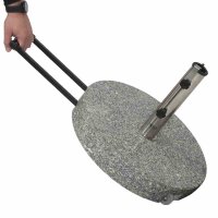 Granitständer Trolley 40kg rund mit Trollisystem