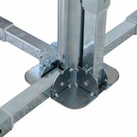 Schirmständer klappbar, verzinkt für Beton- oder Granitplatten