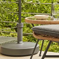 Schirmständer Fill Foot 25kg, anthrazit Kunststoffrohr 21-54 mm