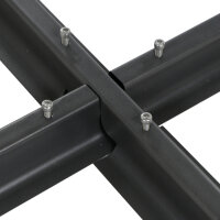 Stahlkreuz für Schirme schwarz