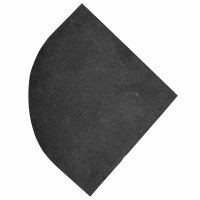 Celona Platte 22,5 kg Granit schwarz