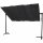 Enna Schirmmarkise / Sonnensegel 350cm x 250cm Gestell Alu/Stahl anthrazit, Bezug aus Polyester (spinndüsengefärbt), anthrazit