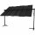 Enna Schirmmarkise / Sonnensegel 350cm x 250cm Gestell Alu/Stahl anthrazit, Bezug aus Polyester (spinndüsengefärbt), anthrazit