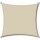 Solino Sonnensegel ecru 180g/m² HDPE, quadratisch, 3,6m x 3,6m x 3,6m x 3,6m