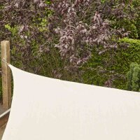 Solino Sonnensegel sand 180g/m² HDPE, 3-eckig, 5m x 5m x 5m