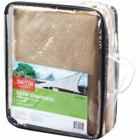 Solino Sonnensegel sand 180g/m² HDPE, 3-eckig, 5m x 5m x 5m