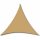 Solino Sonnensegel sand 180g/m² HDPE, 3-eckig, 5m x 5m x 5m