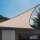 Solino Sonnensegel sand 180g/m² HDPE, 3-eckig, 5m x 5m x 5m