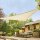 Solino Sonnensegel sand 180g/m² HDPE, 3-eckig, 5m x 5m x 5m