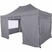 Allrounder Pavillon 300cm x 450cm, grau Gestell aus...