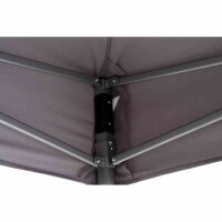Allrounder Pavillon 300cm x 450cm, grau Gestell aus Stahl, grau, Bezug aus Polyester, 160g/m² in grau