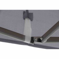 Allrounder Pavillon 300cm x 450cm, grau Gestell aus Stahl, grau, Bezug aus Polyester, 160g/m² in grau