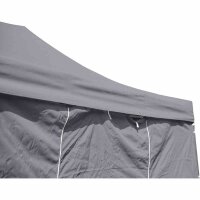Allrounder Pavillon 300cm x 450cm, grau Gestell aus Stahl, grau, Bezug aus Polyester, 160g/m² in grau