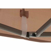 Allrounder Pavillon 300cm x 450cm, taupe Gestell aus Stahl, grau, Bezug aus Polyester, 160g/m² in taupe