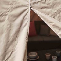 Allrounder Pavillon 300cm x 450cm, taupe Gestell aus Stahl, grau, Bezug aus Polyester, 160g/m² in taupe