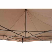 Allrounder Pavillon 300cm x 450cm, taupe Gestell aus Stahl, grau, Bezug aus Polyester, 160g/m² in taupe