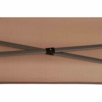 Allrounder Pavillon 300cm x 450cm, taupe Gestell aus Stahl, grau, Bezug aus Polyester, 160g/m² in taupe