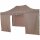 Allrounder Pavillon 300cm x 450cm, taupe Gestell aus Stahl, grau, Bezug aus Polyester, 160g/m² in taupe