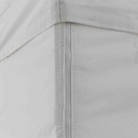 Pro Faltpavillon 300x600 cm Gestell aus Aluminium, eloxiert, Bezug aus Polyester, 300g/m² in weiß