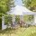 Pro Faltpavillon 300x600 cm Gestell aus Aluminium, eloxiert, Bezug aus Polyester, 300g/m² in weiß