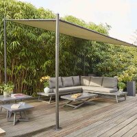 Levino Pavillon 300cm x 400cm Gestell aus Stahl,...