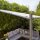 Levino Pavillon 300cm x 400cm Gestell aus Stahl, anthrazit, Bezug aus Polyester, 250g/m² in hellgrau