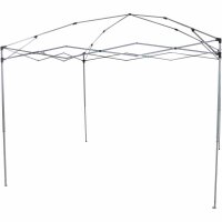 Starter Pavillon 300cm x 300cm, taupe Gestell aus Stahl, grau, Bezug aus Polyester, 160g/m² in taupe