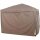 Starter Pavillon 300cm x 300cm, taupe Gestell aus Stahl, grau, Bezug aus Polyester, 160g/m² in taupe