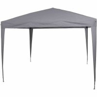 Starter Pavillon 300cm x 300cm, grau Gestell aus Stahl,...