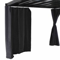 Seitenteile zu Pavillon Florenz 3m x 3m, grau, 4er Set Bezug aus Polyester, 160 g/m² in grau