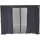 Seitenteile zu Pavillon Florenz 3m x 3m, grau, 4er Set Bezug aus Polyester, 160 g/m² in grau