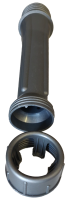 Kunststoffrohr anthrazit zu Balkonständer, 18-36mm