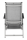 BasicPlus Padded Relaxsessel, silber / hellgrau, Alu / Textilene,