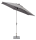 EASY ALLROUND Kurbelschirm Ø 270cm silber/ charcoal