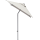 EASY PUSH Stockschirm, 150cm x 210cm, UPF 50+, mit PU-Beschichtung anthrazit/hellgrau meliert