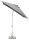 EASY PUSH Stockschirm, 200cm x 200cm, UPF 50+, mit PU-Beschichtung silber/ charcoal