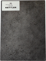 HPL Tischplatte 95cm x 95cm x 1,3cm, anthrazit, C Profil