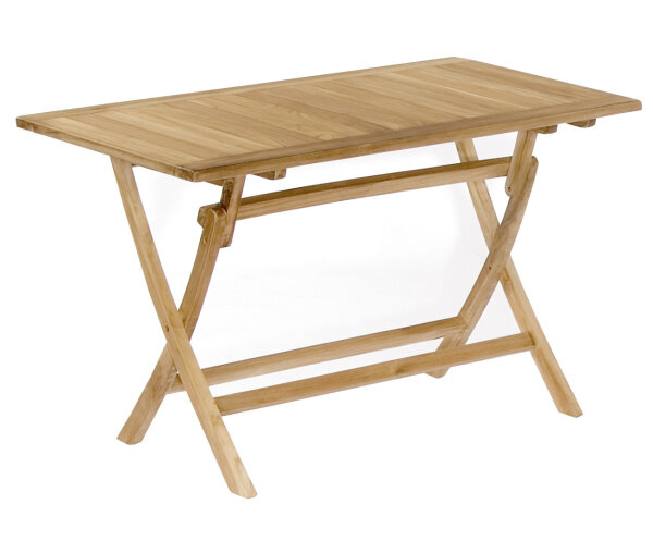 Klapptisch "Perth" 120cm x 70cm Teakholz