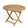 Klapptisch "York" 100cm rund Teakholz