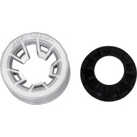 Betonständer 30 kg rund, weiß Kunststoffrohr 19-54 mm, mit Handmulden